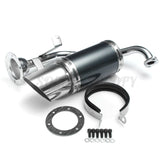 Labwork Short Exhaust System Muffler Pipe Replacement for GY6 150cc 4 Stroke Scooter