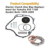 Labwork Starter Clutch One Way Replacement for Yamaha XVS 1100 Gasket Bolts 1999-2009 LAB WORK MOTO