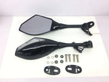 Labwork Turn Signal Integrated Mirrors LED light Replacement for Honda CBR600RR 2003-2017 CBR1000RR Black LAB WORK MOTO