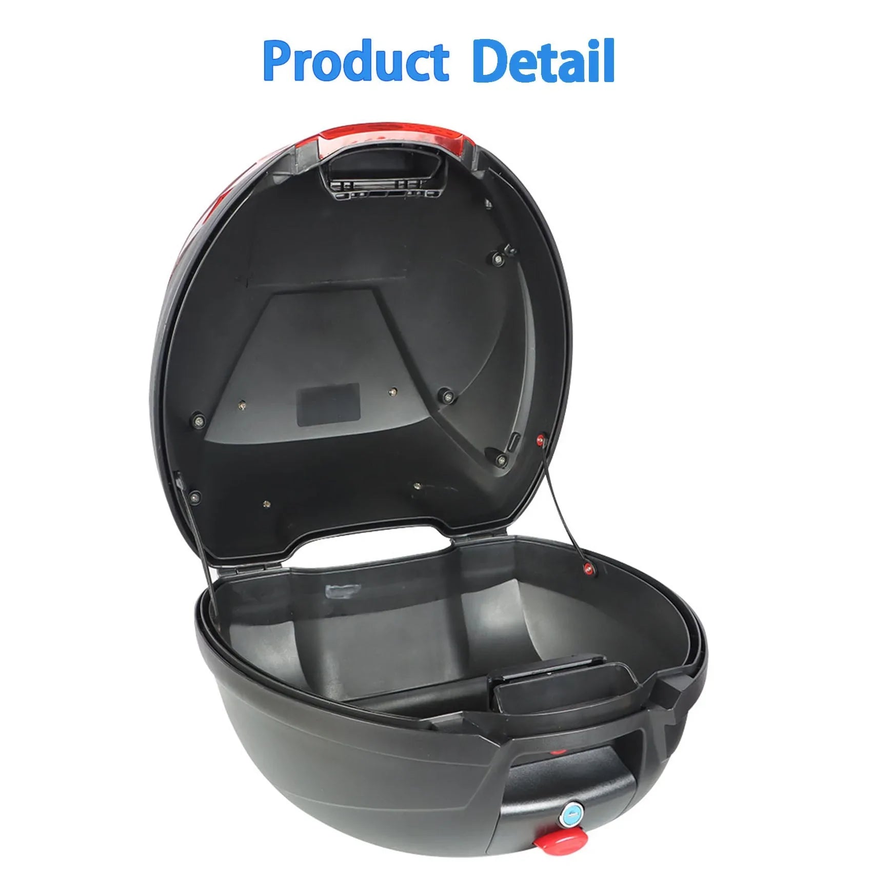 Labwork Very Useful Accessory Motorcycle Rear Top Box Tail Trunk Luggage Storage Case Tour Tail Scooter Trunk Luggage Storage Carrier Case 32L LAB WORK MOTO