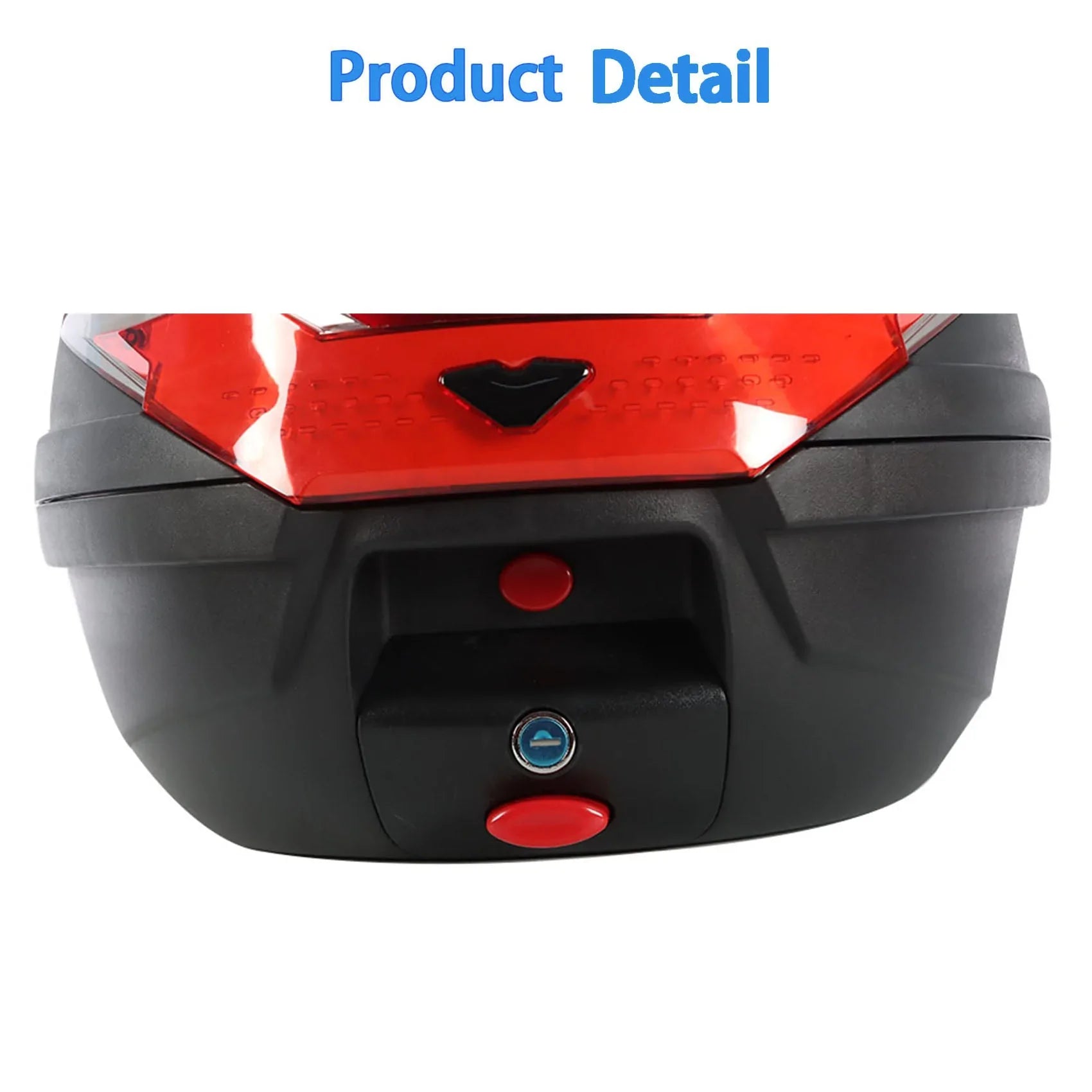 Labwork Very Useful Accessory Motorcycle Rear Top Box Tail Trunk Luggage Storage Case Tour Tail Scooter Trunk Luggage Storage Carrier Case 32L LAB WORK MOTO