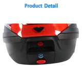 Labwork Very Useful Accessory Motorcycle Rear Top Box Tail Trunk Luggage Storage Case Tour Tail Scooter Trunk Luggage Storage Carrier Case 32L LAB WORK MOTO