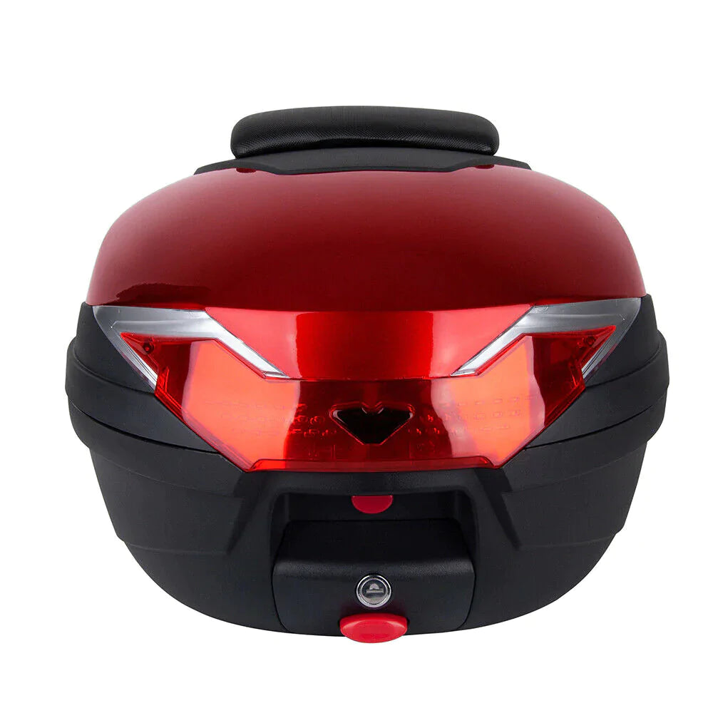 Labwork Very Useful Accessory Motorcycle Rear Top Box Tail Trunk Luggage Storage Case Tour Tail Scooter Trunk Luggage Storage Carrier Case 32L LAB WORK MOTO