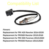 O2 Oxygen Sensor Compatible Replacement for Honda TRX 420 500 Rancher Foreman Rubicon 2014-2020 36531-HR3-A22 LAB WORK MOTO