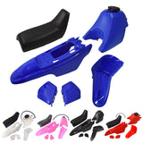 labwork Plastic Fender Body Kit with Seat Gas Tank Replacement for Yamaha PW50 PY50 Blue