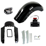 labwork Black Motorcycle Rear Fender System Lights CVO Style Replacement for Touring Electra Glide Road Glide Road King Street Glide 2009-2013