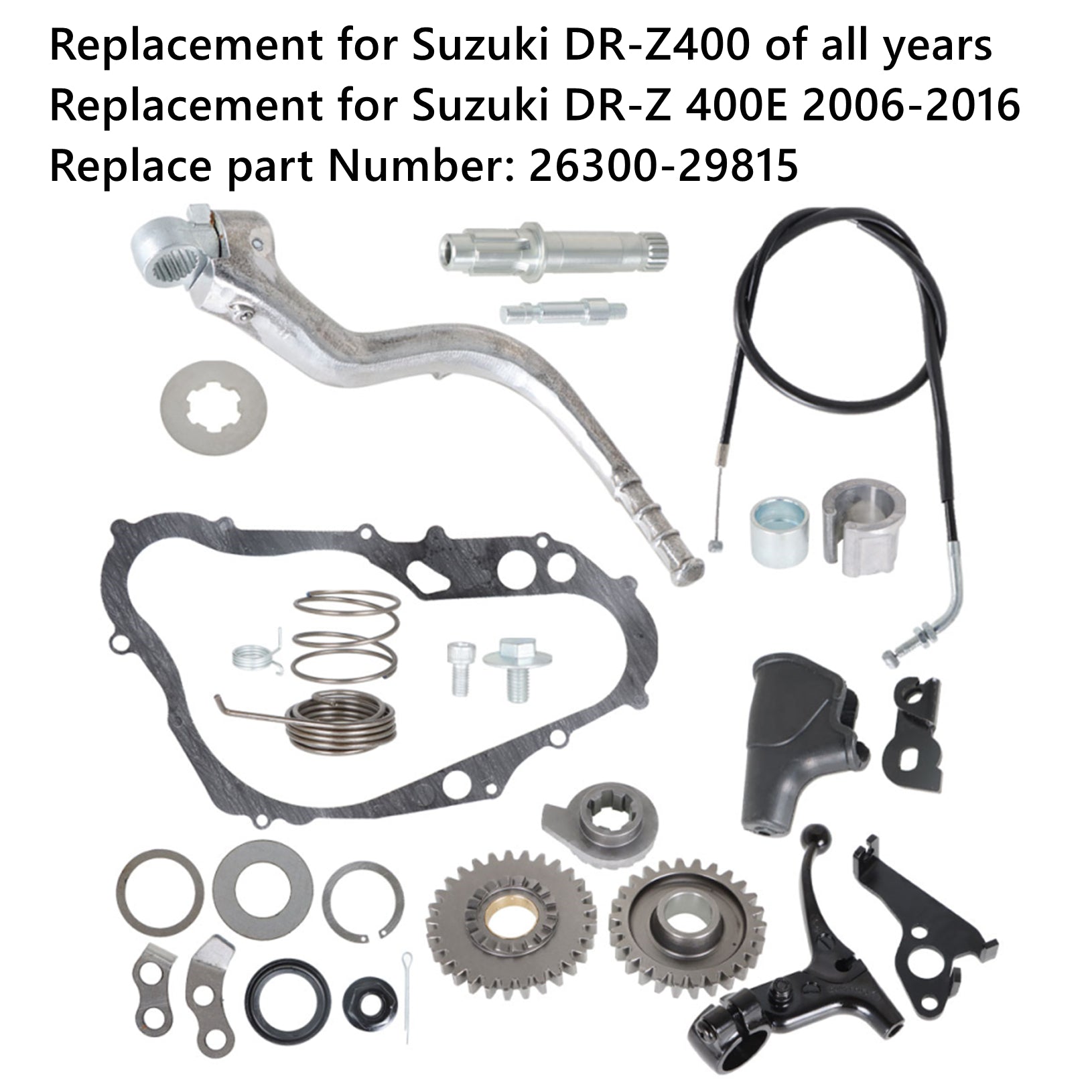 labwork Complete Kick Start Kit Replacement for Suzuki RZ400 DRZ 400 26300-29815