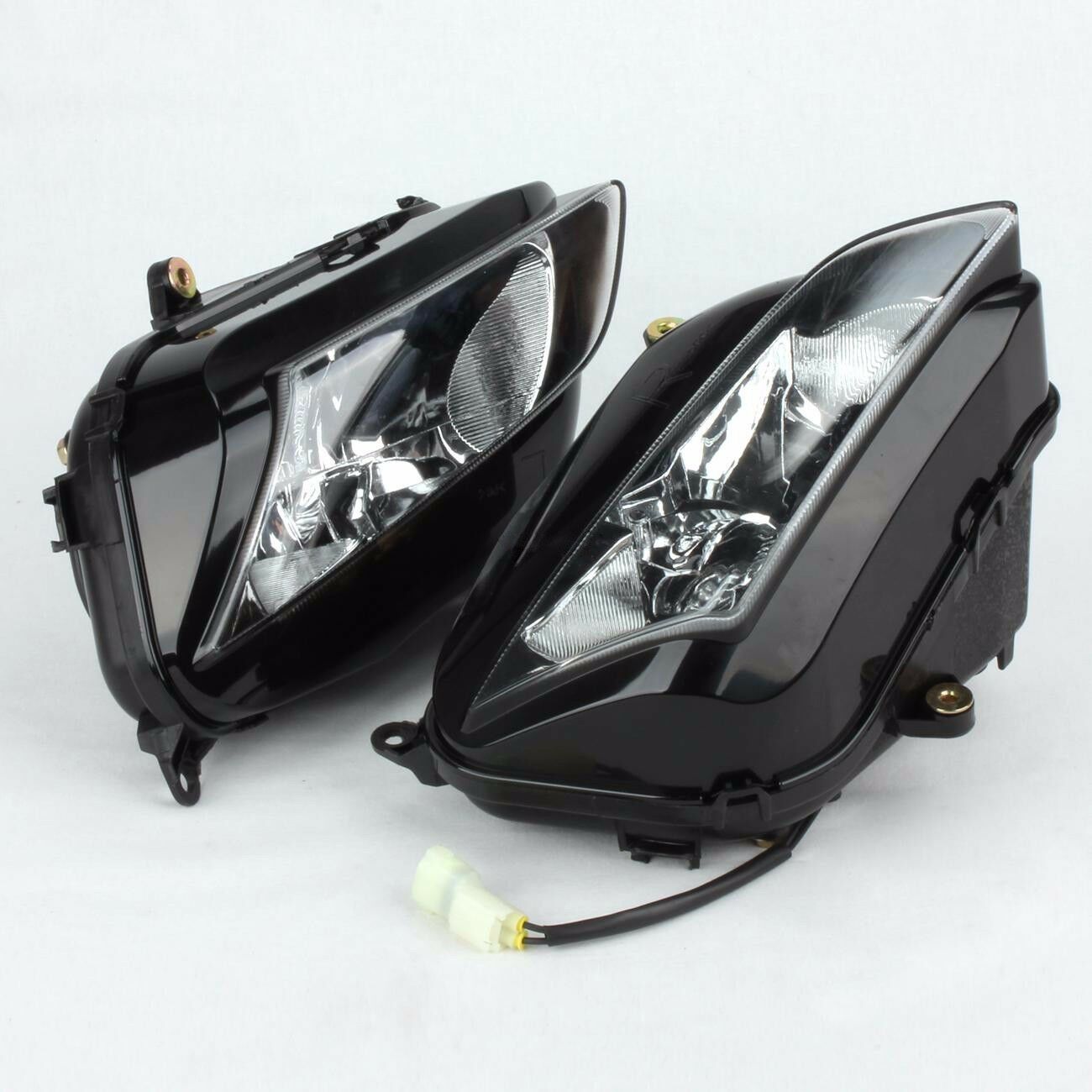 labwork 1Pair Motorcycle Headlight Replacement for Honda CBR600RR 2007-2011