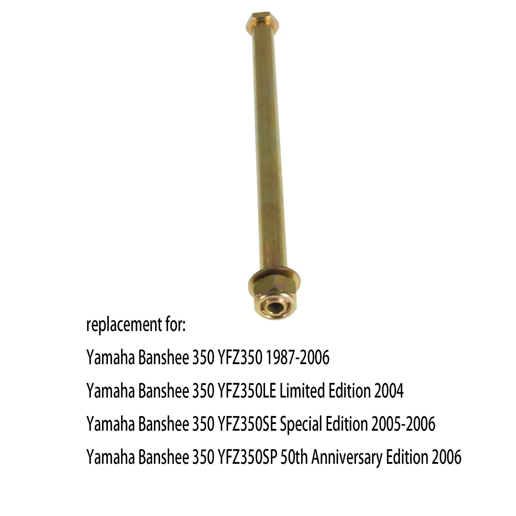 labwork 2GU-22141-00-00 Swingarm Pivot Bolt Nut Washer Replacement for Yamaha Banshee 350 1987-2006 90201-244A9-00 90185-16127-00 LAB WORK MOTO