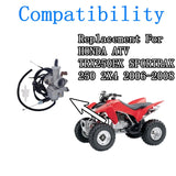 labwork Carburetor Carb with Choke Throttle Cable Replacement for Honda ATV TRX250EX Sportrax 250 2X4 2006-2008 LAB WORK MOTO