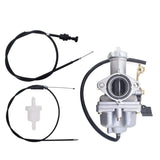 labwork Carburetor Carb with Choke Throttle Cable Replacement for Honda ATV TRX250EX Sportrax 250 2X4 2006-2008 LAB WORK MOTO