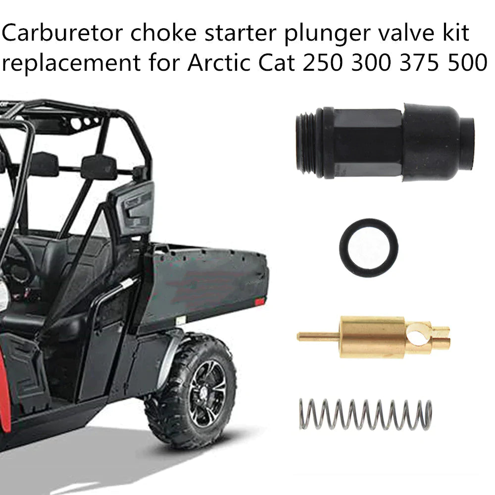 labwork Carburetor Choke Starter Plunger Valve Rebuild Kit Replacement for Arctic Cat 250 300 375 500 LAB WORK MOTO