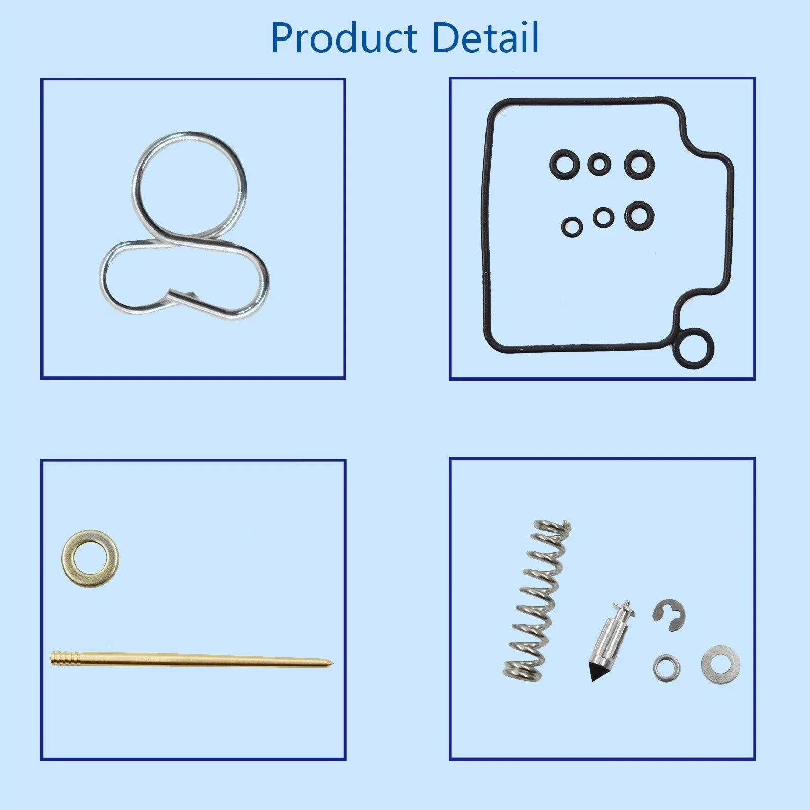 Carburetor Rebuild Kit For 1988-1990 Honda TRX300 Fourtrax ATV - Partsebuy HCM3021CCK