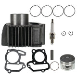 labwork Cylinder 80cc Piston Gasket Rebuild Kit Replacement for Yamaha YFM80 Badger Raptor 80 Moto 4 55X-11610-00-00 LAB WORK MOTO