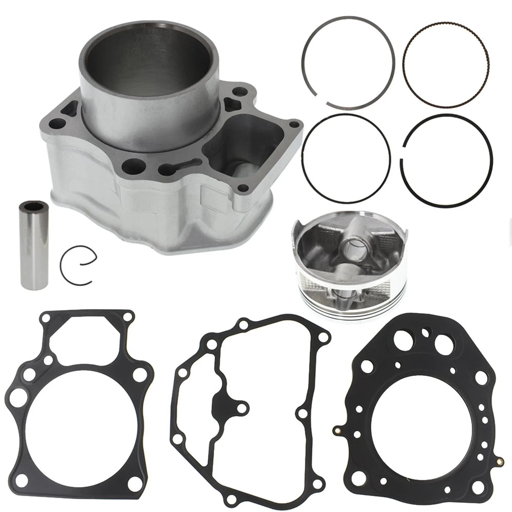 labwork Cylinder Gaskets Set Piston Assembly 86.5mm Replacement for Honda Rancher 420 TRX420 12100-HP7-A00 LAB WORK MOTO