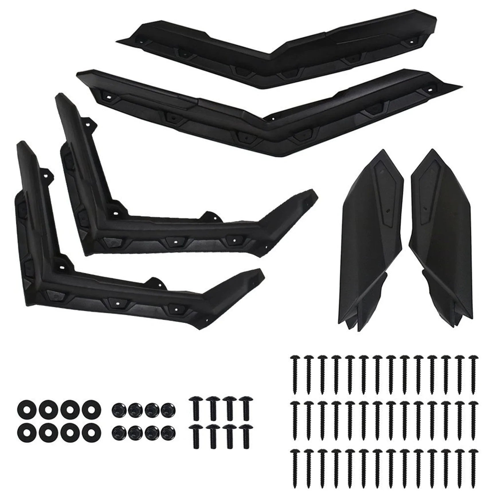 labwork Extended Fender Flares Kit 715002973 Replacement for 2017-2021 Can Am Maverick X3 Turbo R LAB WORK MOTO