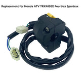 labwork Handlebar Switch Start Stop Headlight 35020-HN1-000 Replacement for Honda ATV TRX400EX Fourtrax Sportrax LAB WORK MOTO