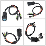 labwork Ignition Key Switch 35010-HC4-670 35100-HM5-671 Replacement for Honda FourTrax 300 TRX300 TRX300FW 1988-2000 LAB WORK MOTO