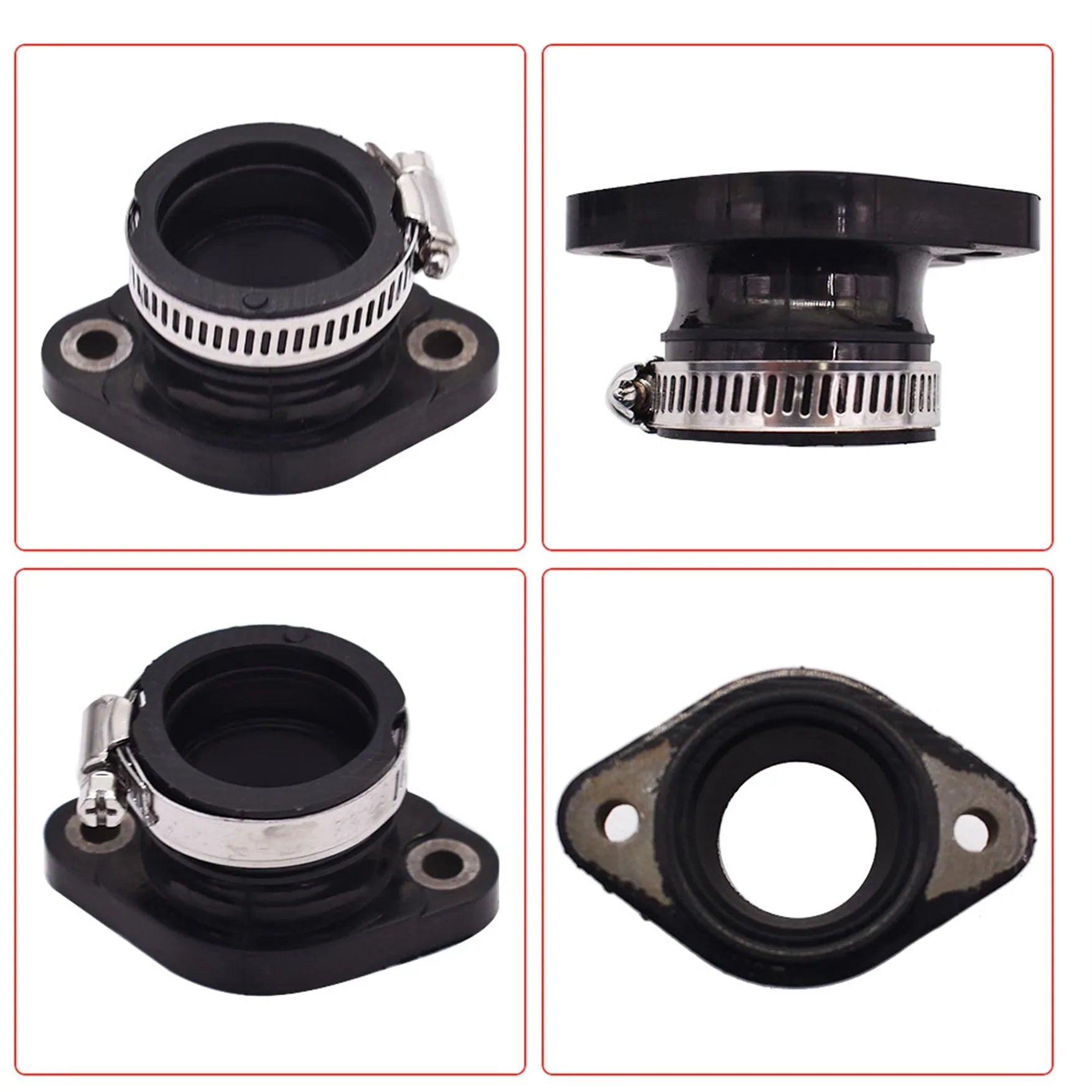 labwork Intake Manifold Carburetor Boot Carb Intake Manifold Boot w/Clamp Fit for Polaris Xplorer 300 1996-1999 LAB WORK MOTO