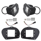 labwork LED Cube Headlight Brackets Kit Replacement for Polaris Sportsman 1000 850 570 RZR 800 900XP LAB WORK MOTO