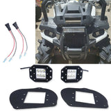 labwork LED Cube Headlight Brackets Kit Replacement for Polaris Sportsman 1000 850 570 RZR 800 900XP LAB WORK MOTO