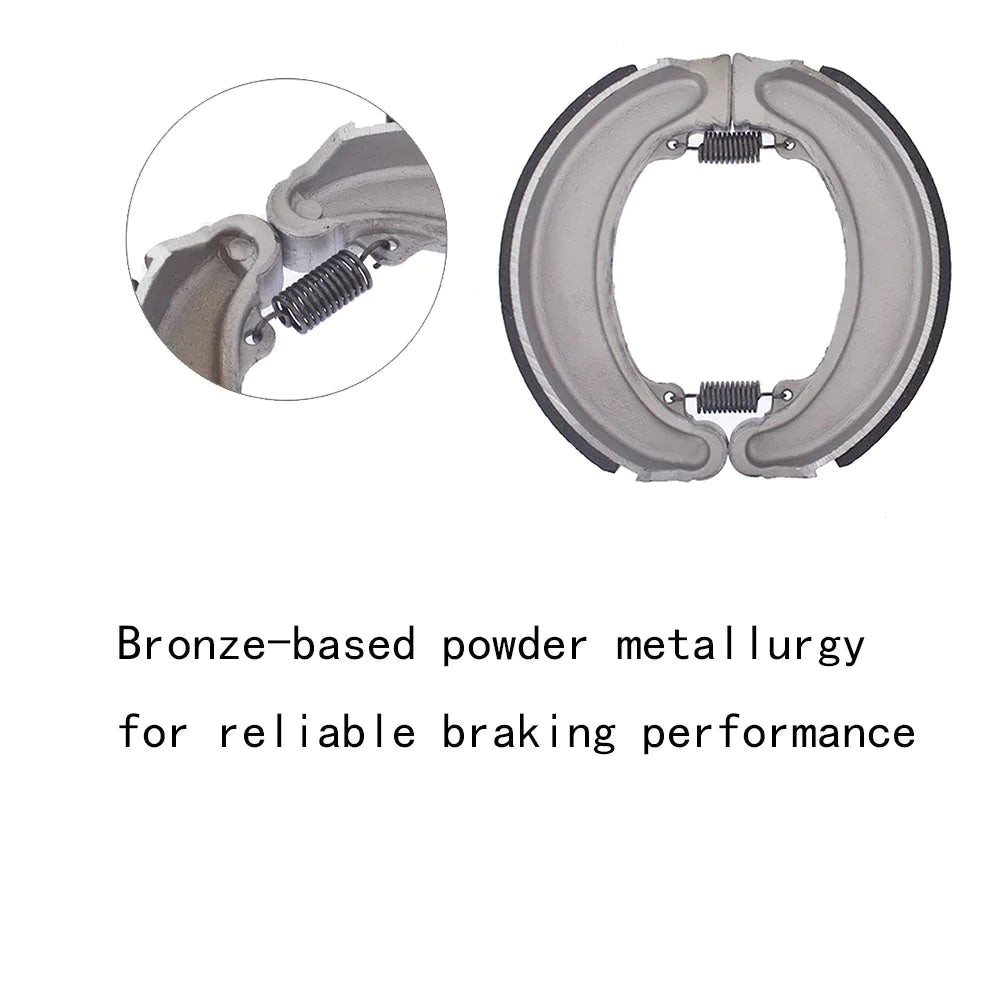 labwork Rear Brake Shoes Pads Replacement for Honda Fourtrax 300 TRX300FW 4X4 (1988, 1990-2000) LAB WORK MOTO