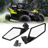 labwork Rear View Side Racing Side Mirrors 1.75 Replacement for Can Am Maverick X3 / X3 Max Turbo R LAB WORK MOTO