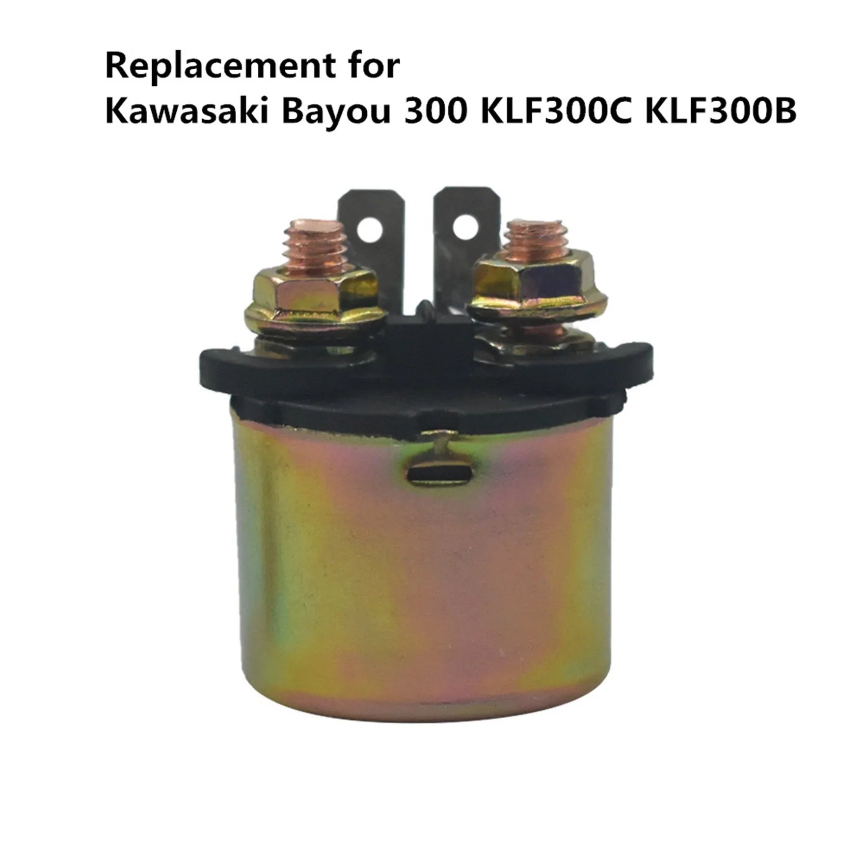 labwork Solenoid Relay Starter Fit for 1989-2002 Kawasaki Bayou 300 KLF300C 4x4 / 1992-2001 Kawasaki Bayou 300 KLF300B LAB WORK MOTO
