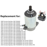 labwork Starter Motor & Relay Solenoid Replacement for Yamaha Big Bear 400 YFM400 LAB WORK MOTO