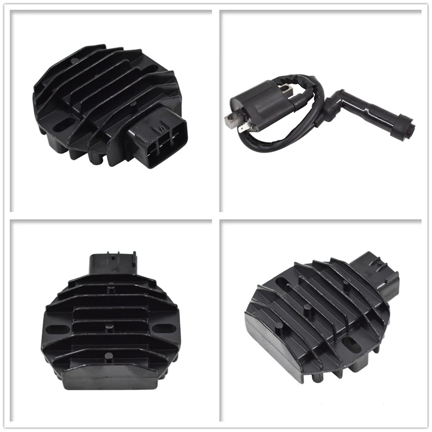 labwork Stator & Regulator Rectifier Ignition Coil Fit for Yamaha Raptor 660R YFM660R 2001 2002 2003 2004 2005 LAB WORK MOTO