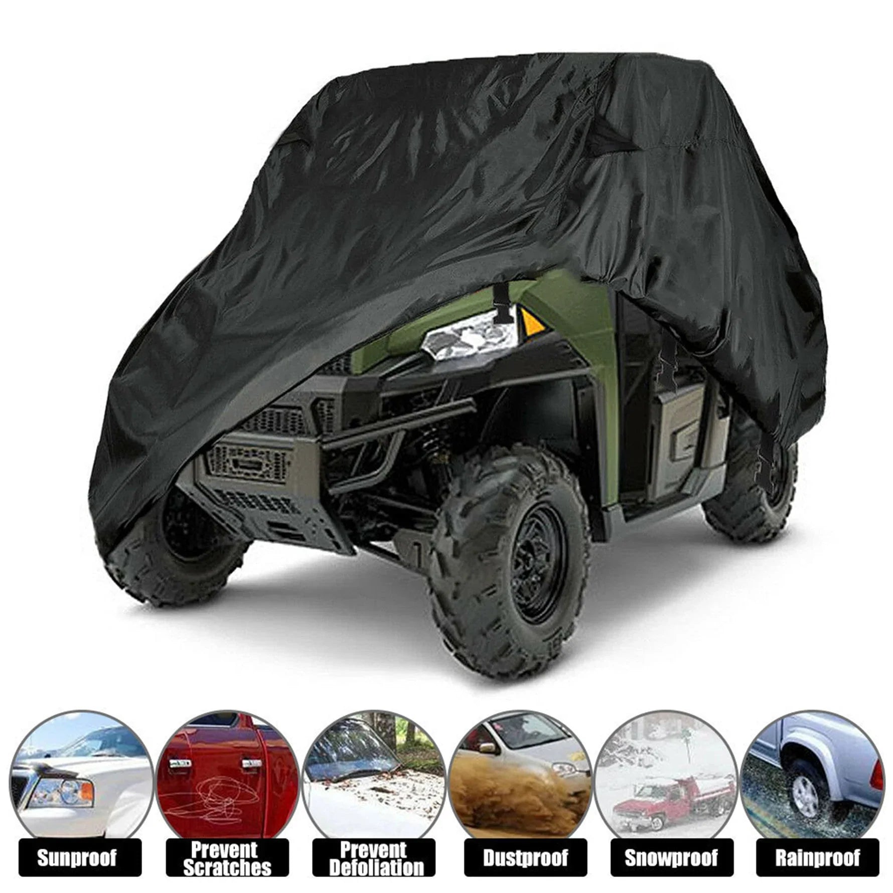 labwork Waterproof Utility Vehicle Cover SxS Replacement for Polaris Ranger XP 800 900 1000 LAB WORK MOTO